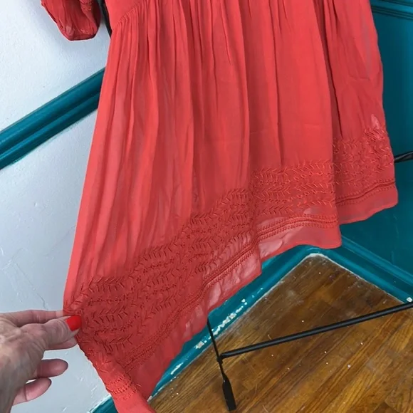 Vanessa Bruno scoop neck knee length dress. Matching separate slip dress under. - Picture 7 of 7